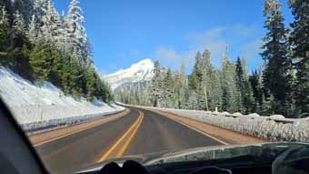 Drive to Mt. Hood Meadows